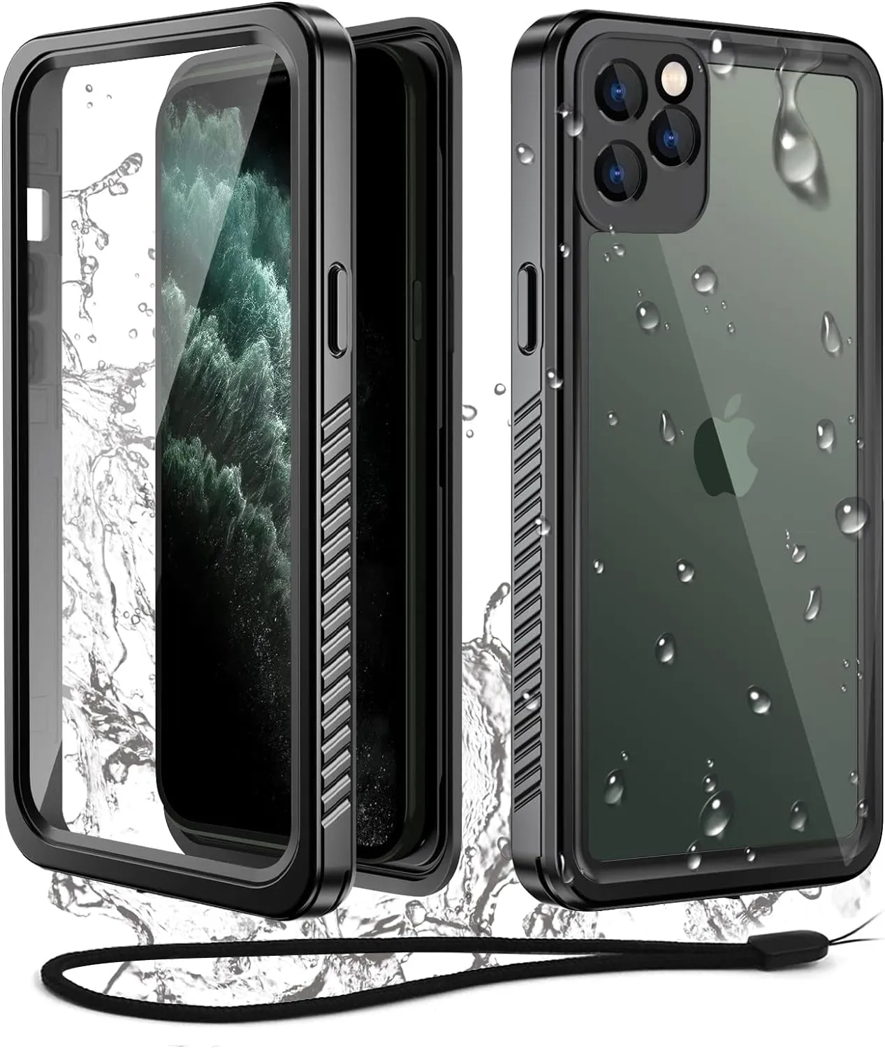 Entronix Waterproof Case for Apple iPhone 11 Pro Max Case, Full Body Shockproof with Built In Screen Protector, Heavy Duty Cover