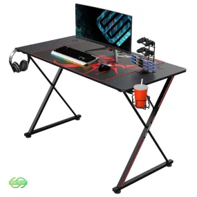 Eureka Ergonomic 47'' Captain X Series Gaming Desk, ERK-X47-B