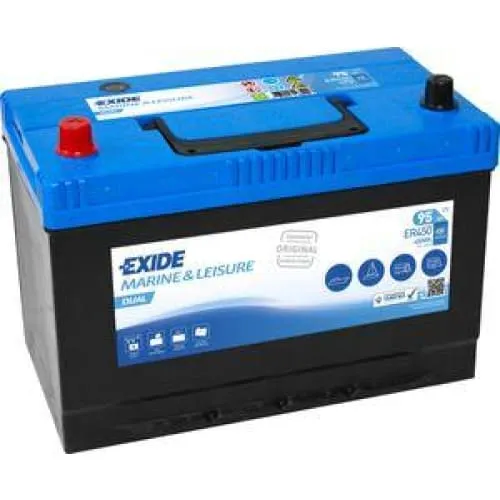 Exide ER450 - 95AH Dual Deep Cycle Leisure Battery