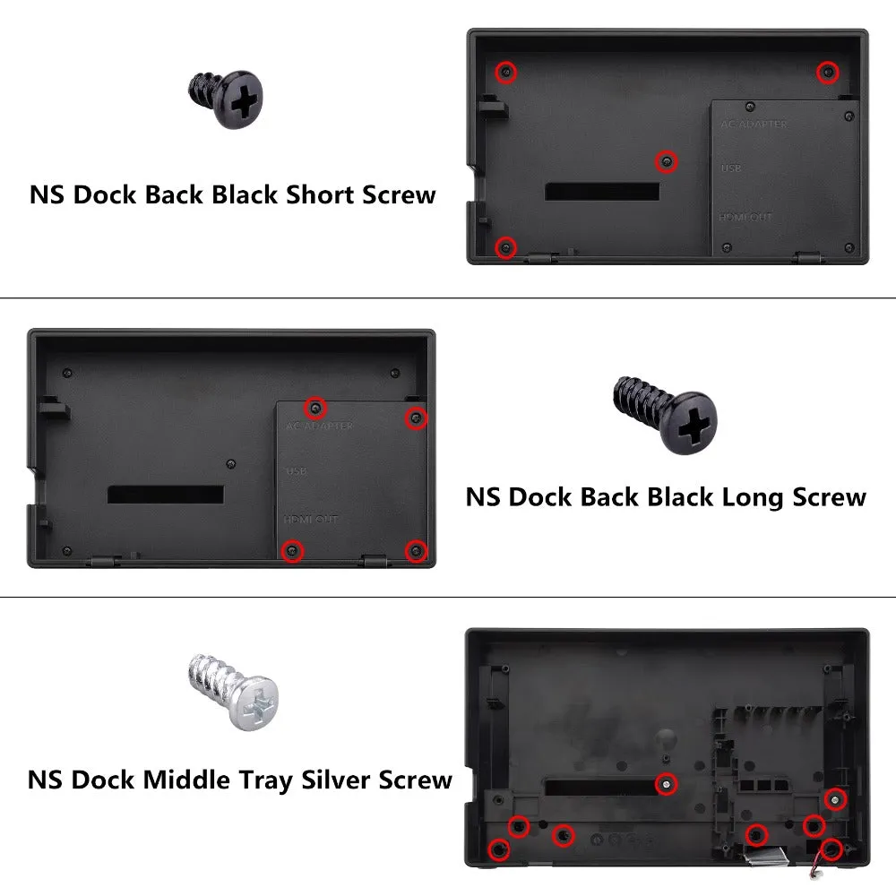 eXtremeRate Custom Faceplate for Nintendo Switch Dock, Classics SNES Style Patterned DIY Replacement Housing Shell for Nintendo Switch Dock - Dock NOT Included - FDT106