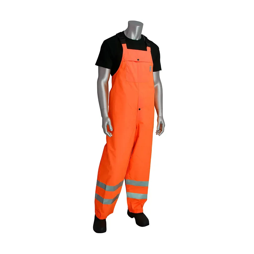 Falcon 353-2001-OR/5X ANSI Class E Heavy Duty Waterproof Breathable Bib