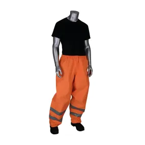 Falcon 353-2002-OR/L ANSI Class E Heavy Duty Waterproof Breathable Pants