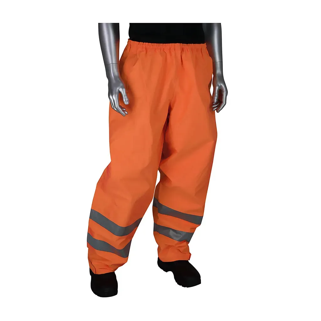 Falcon 353-2002-OR/L ANSI Class E Heavy Duty Waterproof Breathable Pants