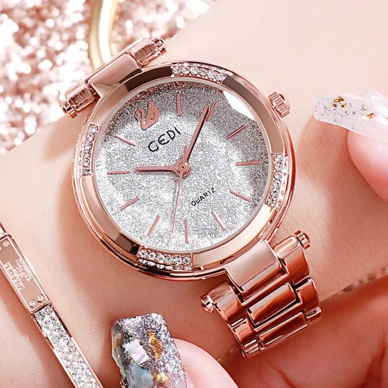 Fashion Diamond Frame Women's Watch