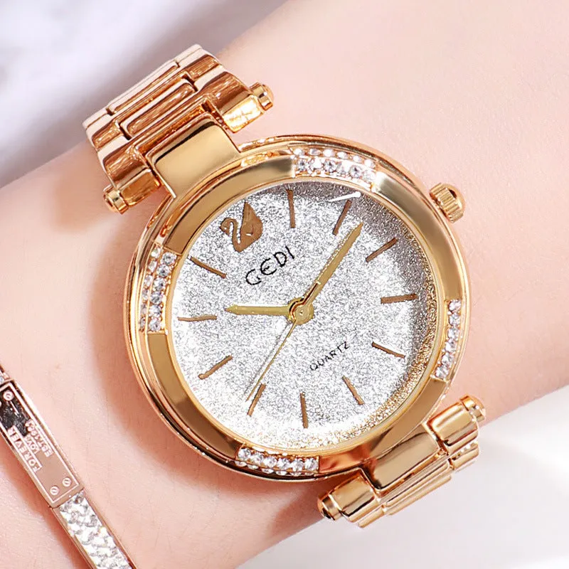 Fashion Diamond Frame Women's Watch