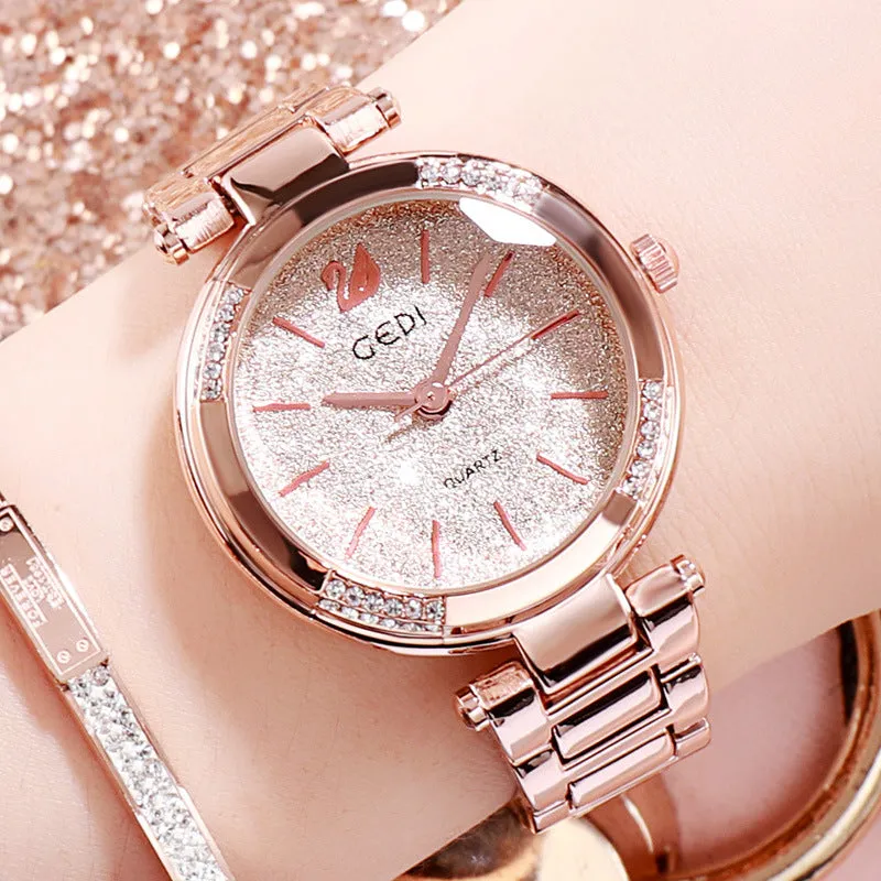 Fashion Diamond Frame Women's Watch