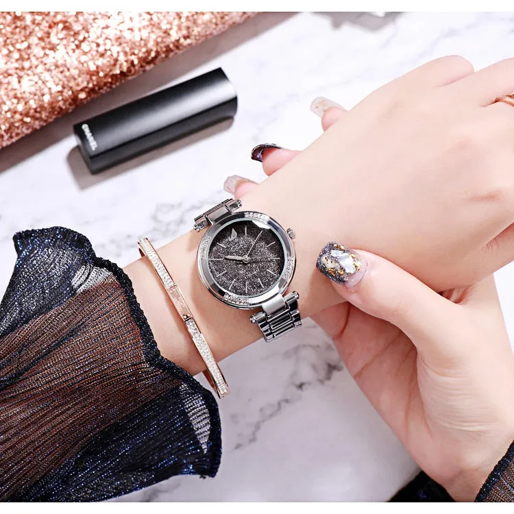 Fashion Diamond Frame Women's Watch