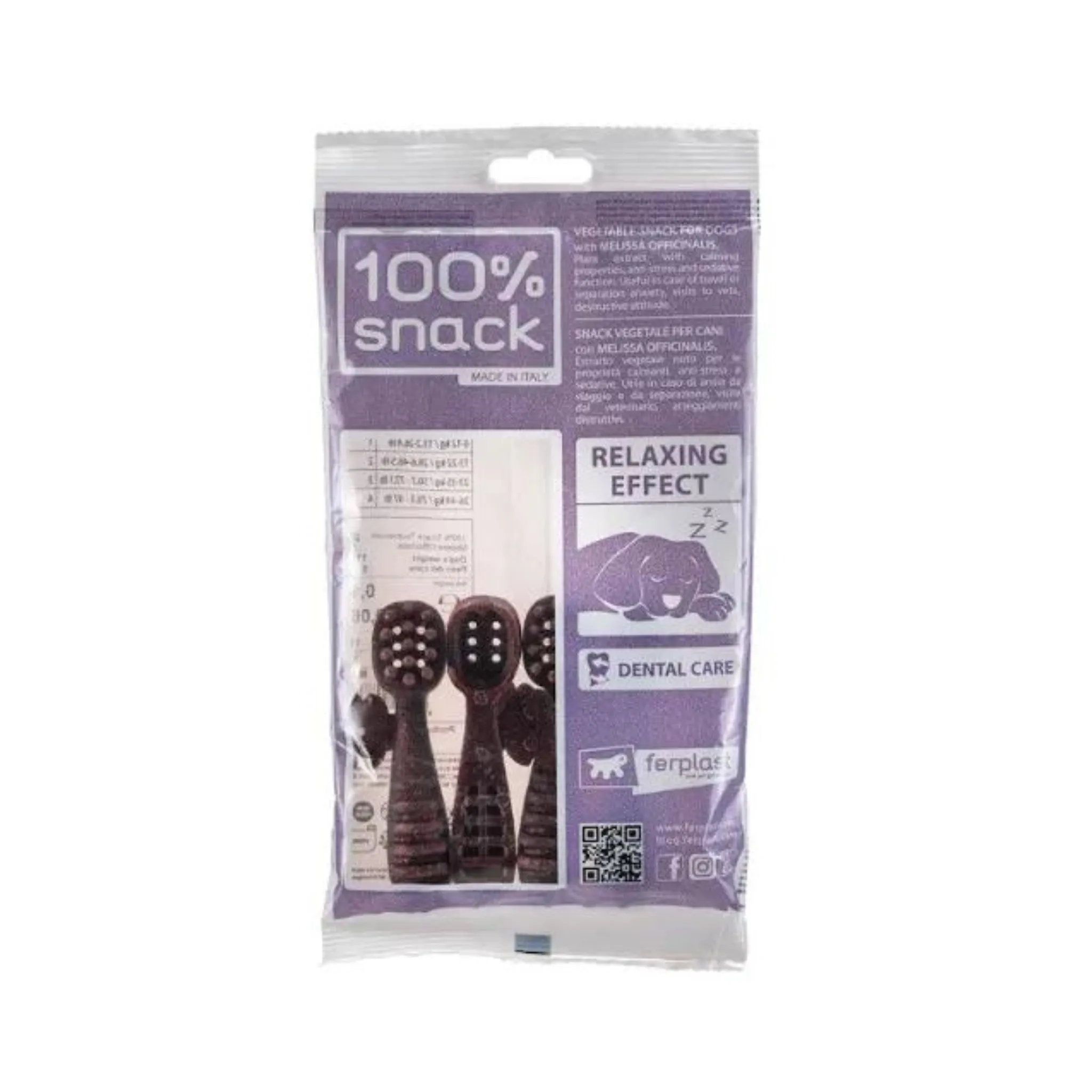 FERPLAST DOG SNACK TOOTHBRUSH BAG MEDIUM