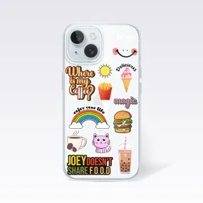 Food Lover Clear Silicon Cover