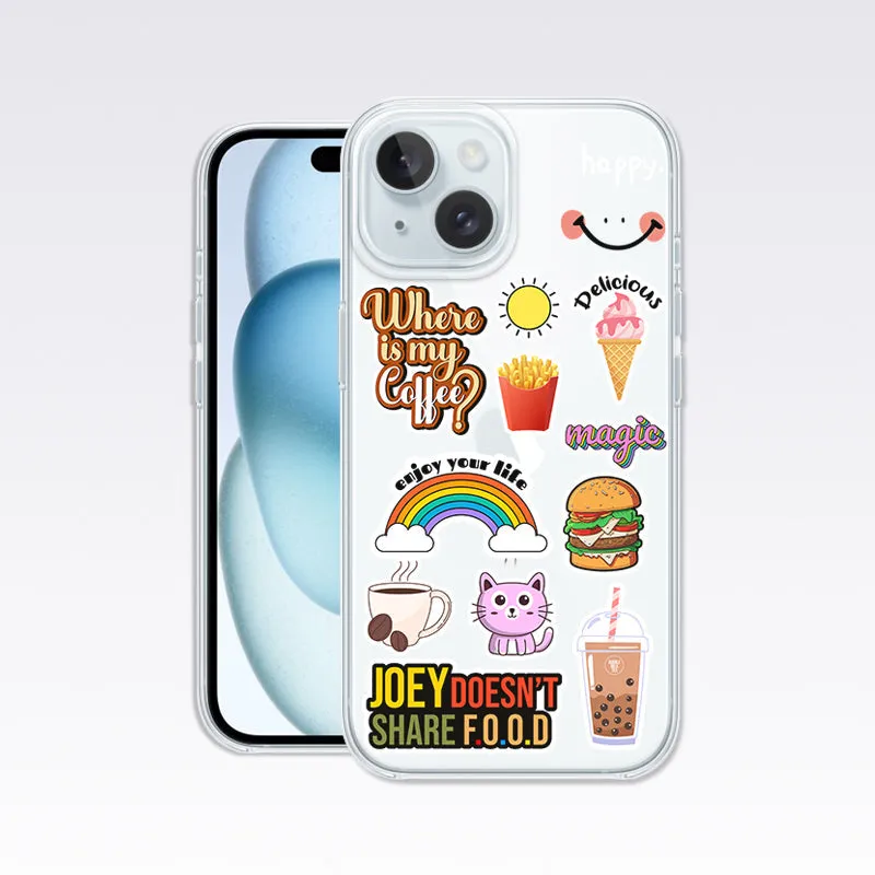 Food Lover Clear Silicon Cover