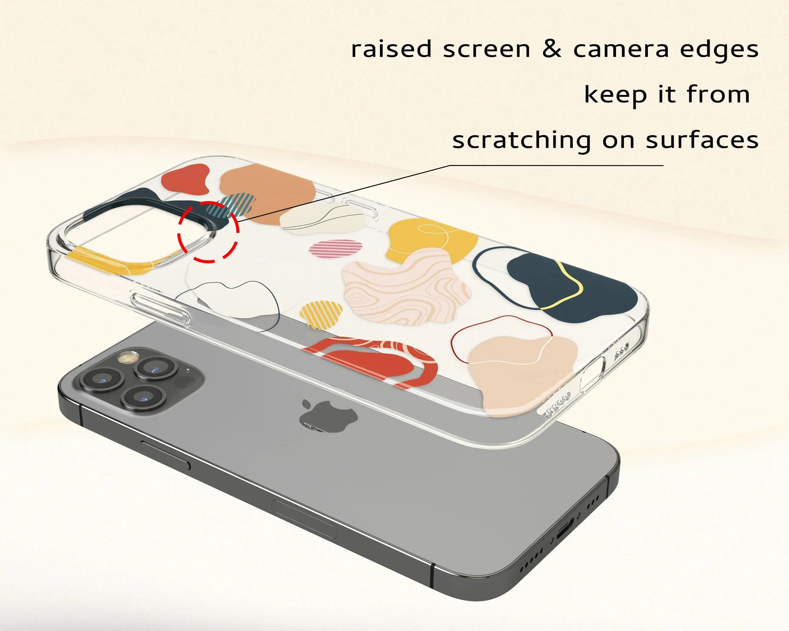 Food Lover Clear Silicon Cover