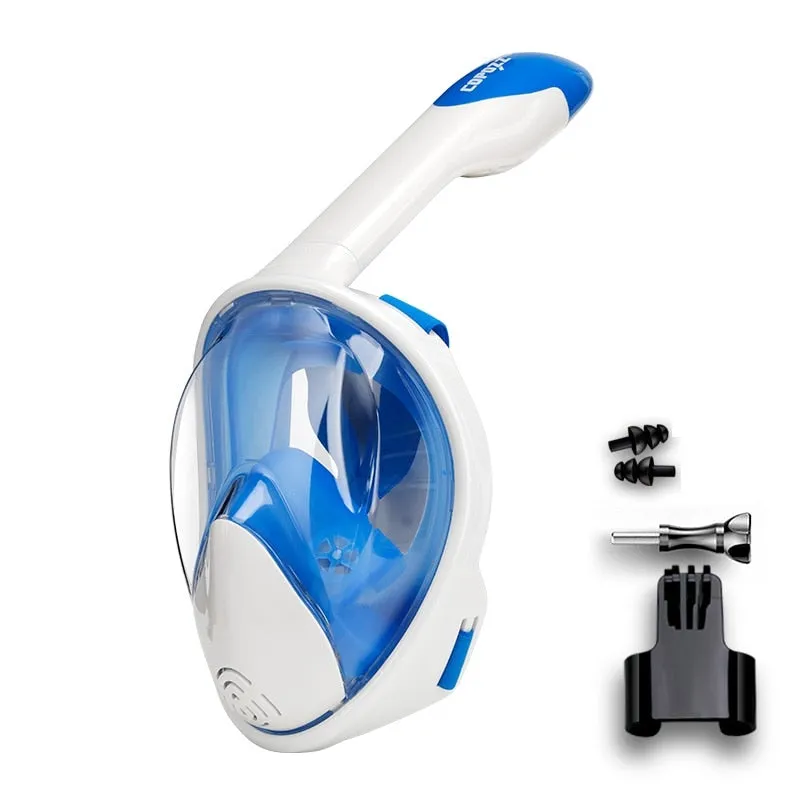 Full Face Snorkel Swimming Mask With Camera