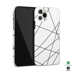 Geomatric White Phone Cover | Matte Case