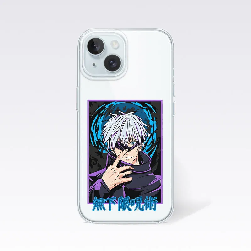 Gojo Satoru Jujutsu Kaisen Anime Clear Silicon Cover