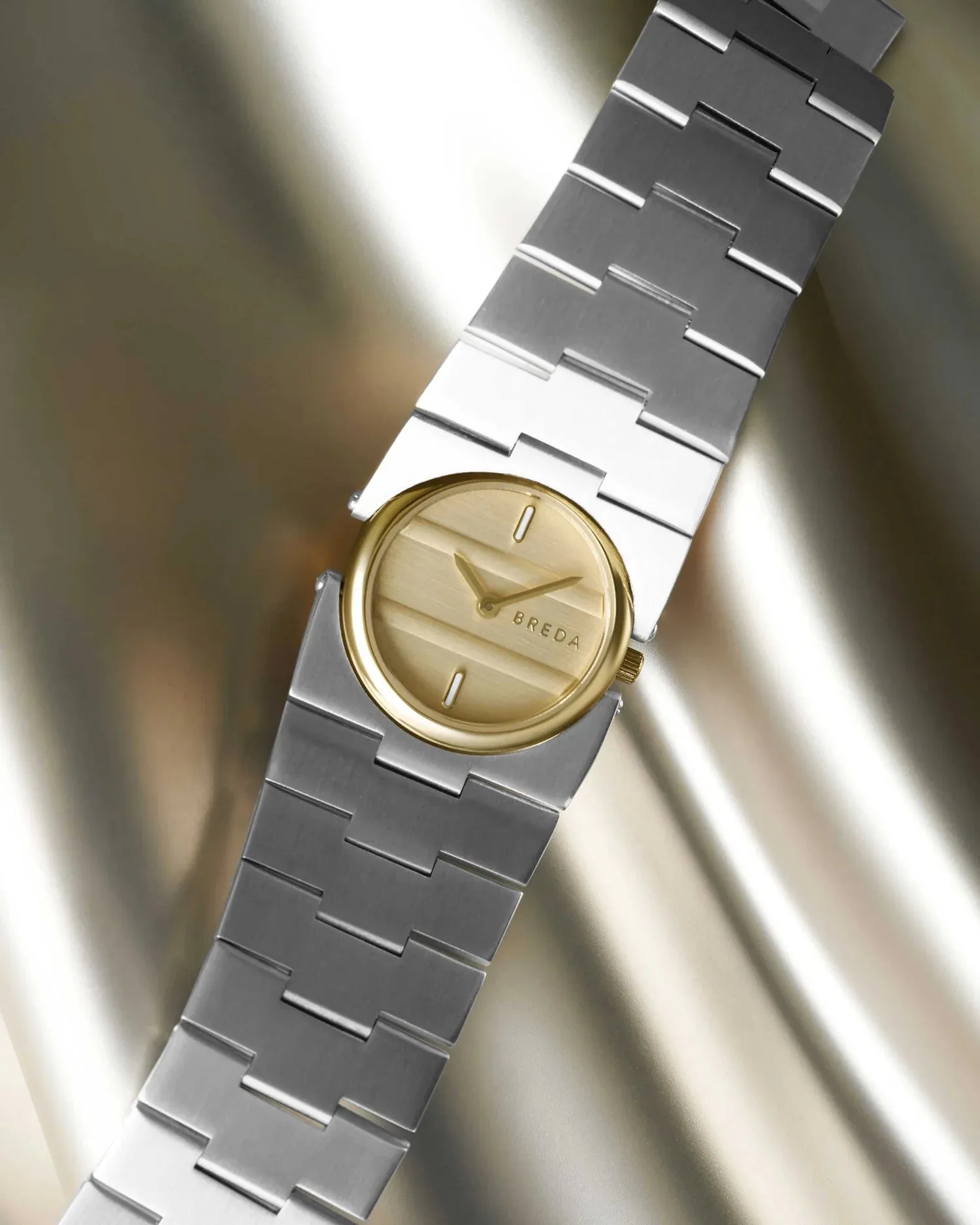 Gold Silver Sync Watch