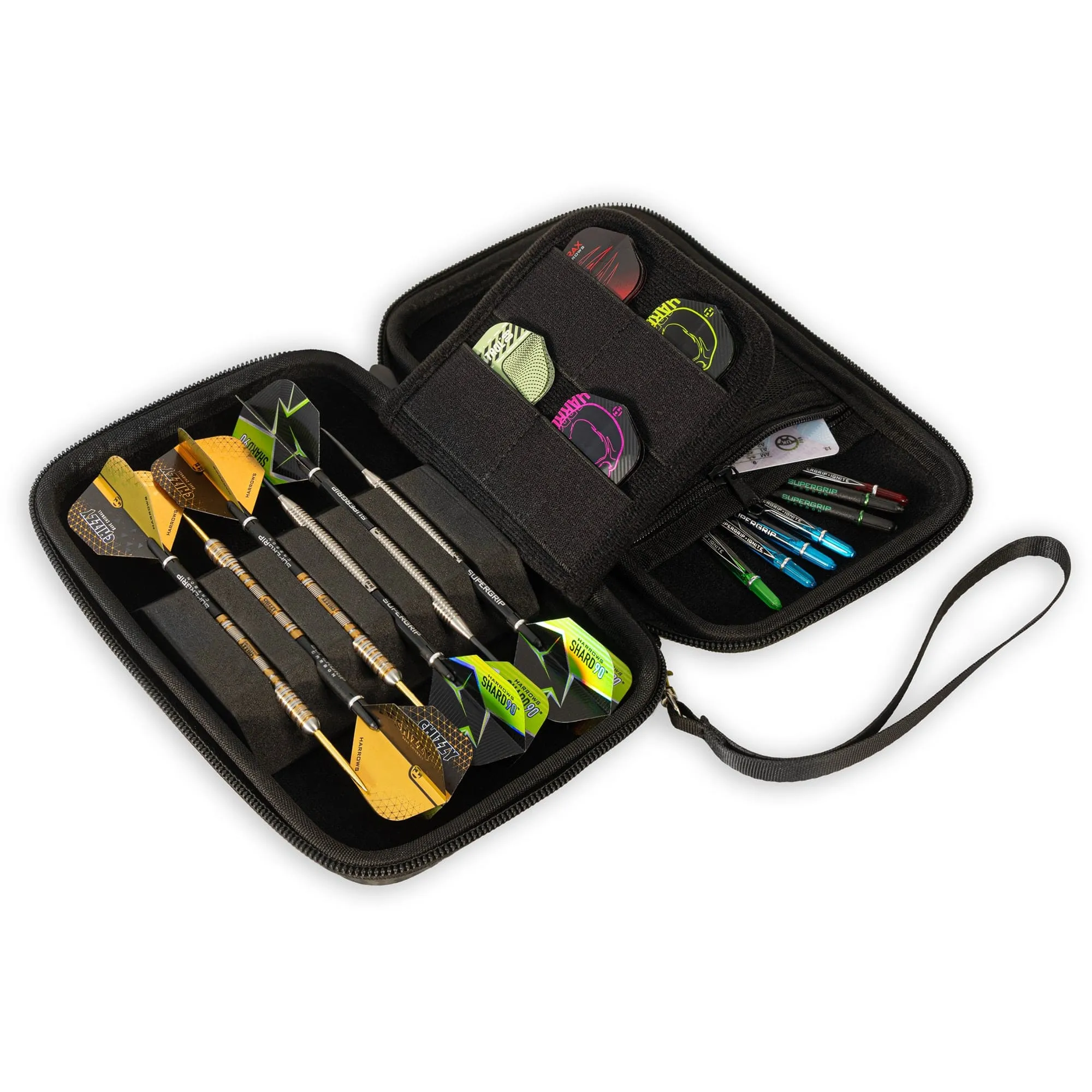 Harrows Damon Heta Pro 6 Dart Case - Strong EVA Dart Wallet - The Heat