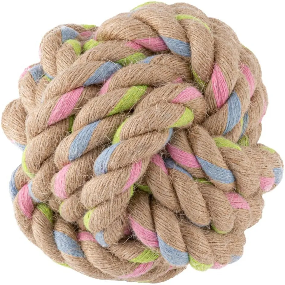 Hemp Rope Ball Dog Toy