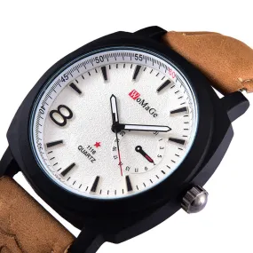 Hot luxury brand quartz watch Casual Fashion Leather watches reloj masculino men watch Sports Watches