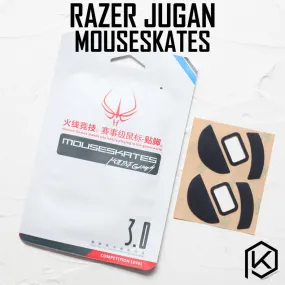 Hotline games 2 sets/pack competition level mouse feet skates gildes for razer jugan Jugan 0.6mm thickness Teflon