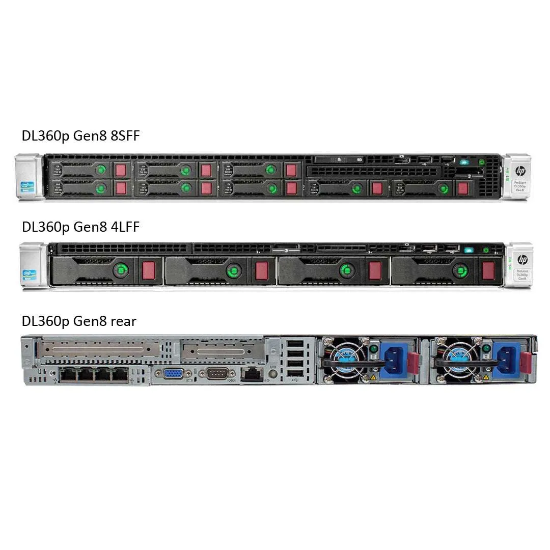 HPE ProLiant DL360p Gen8 CTO Rack Server