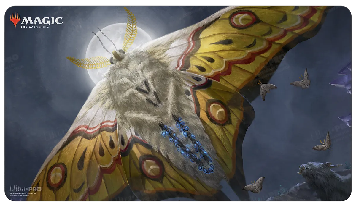 Ikoria: Lair of Behemoths Luminous Broodmoth Standard Gaming Playmat for Magic: The Gathering