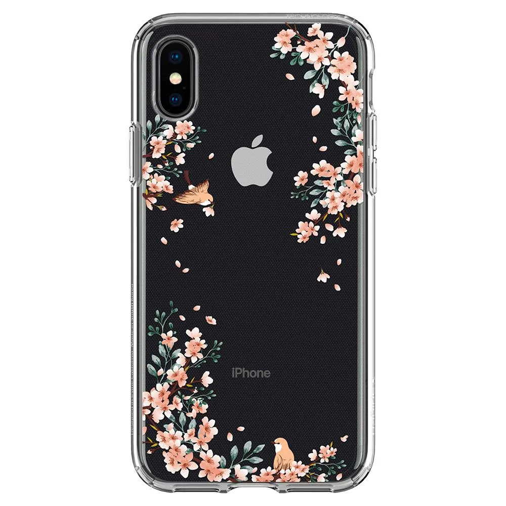 iPhone XS Case Liquid Crystal Blossom