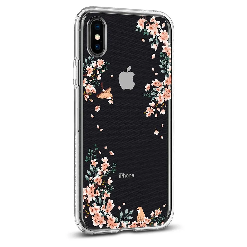 iPhone XS Case Liquid Crystal Blossom