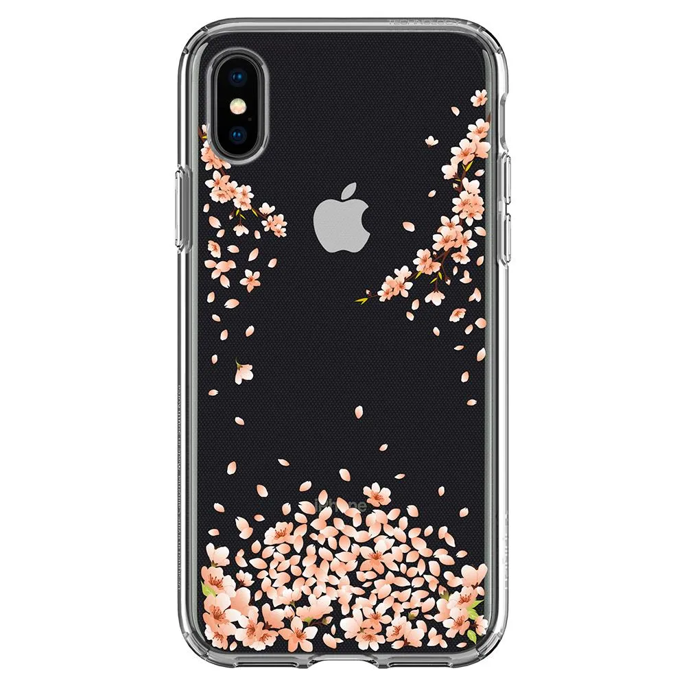 iPhone XS Case Liquid Crystal Blossom