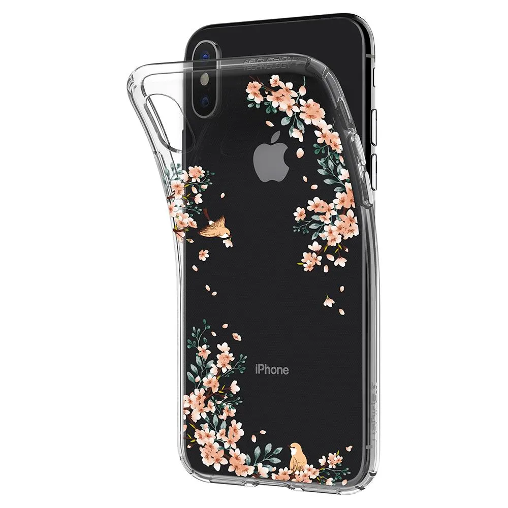 iPhone XS Case Liquid Crystal Blossom