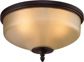 Jackson 2 Light Flush Mount In Oil Rubbed Bronze