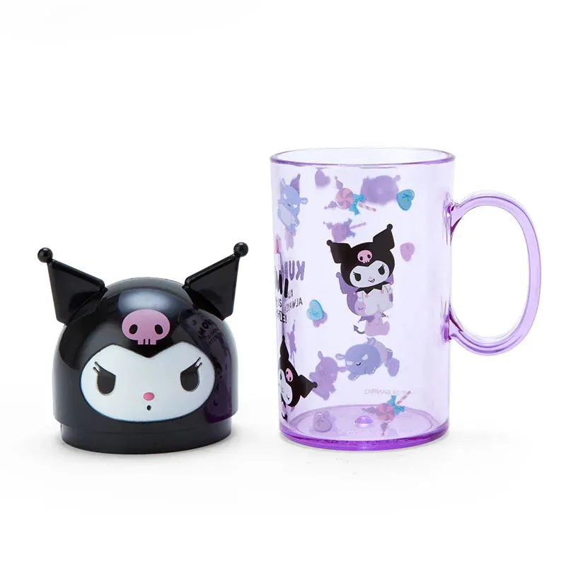 Japan Sanrio - Kuromi Toothbrush & Cup Set