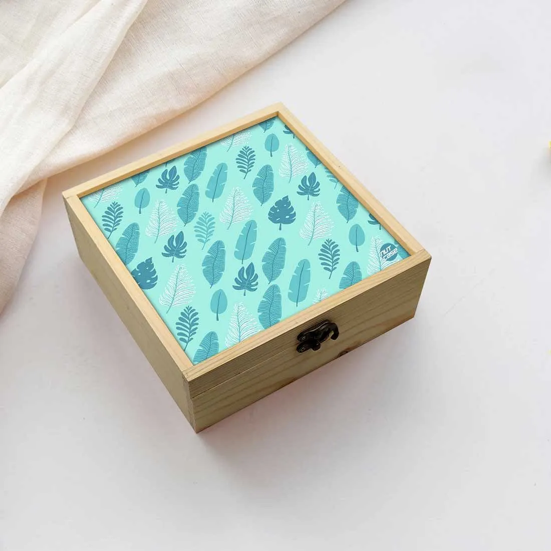 Jewellery Box Makepup Organizer -  Feathers