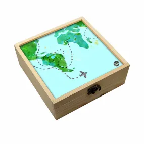 Jewellery Box Makepup Organizer -  Map