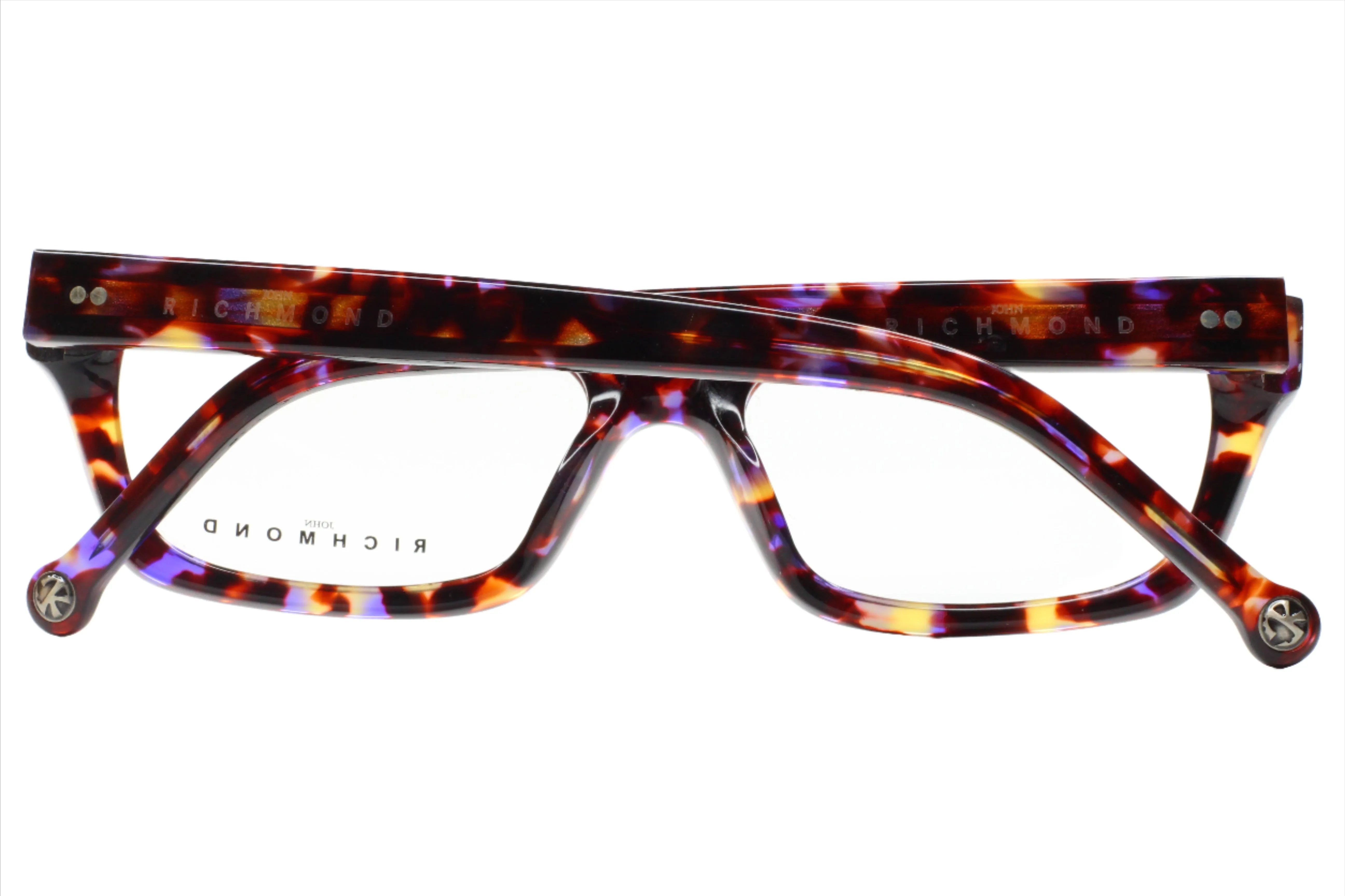 John Richmond JR197-04 col.369 Black Luxury Italy Eyeglasses