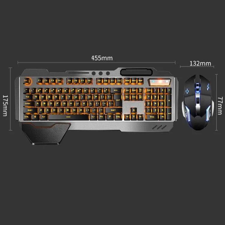 K680 Wireless Rechargeable Gaming Keyboard and Mouse Combo