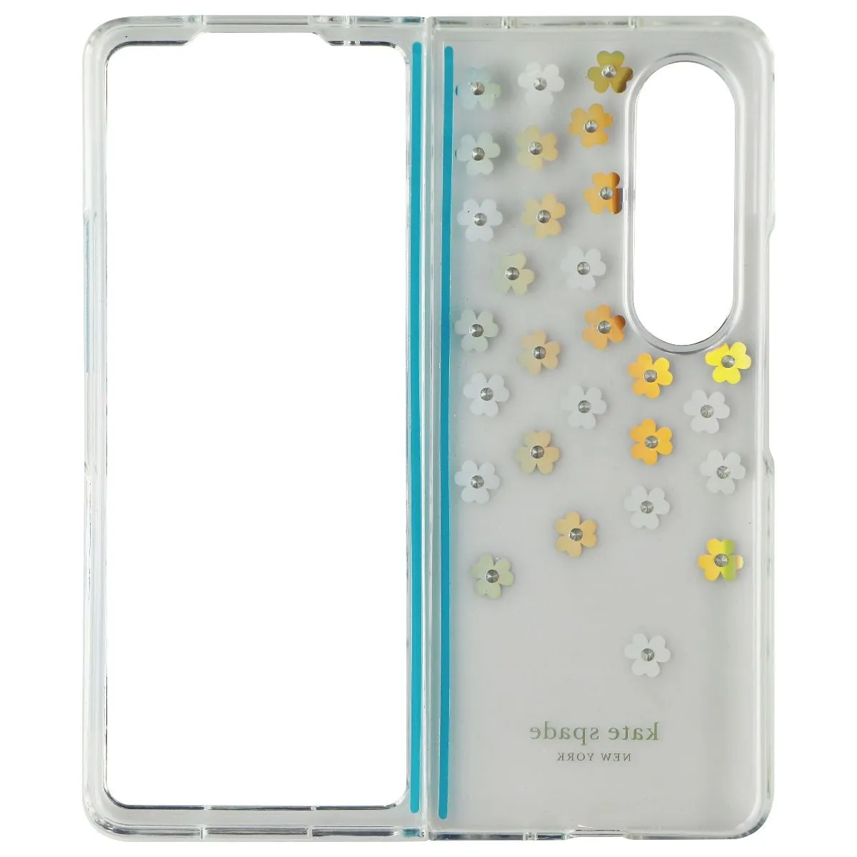 Kate Spade Protective Hardshell Case for Galaxy Z Fold4 - Scattered Flowers