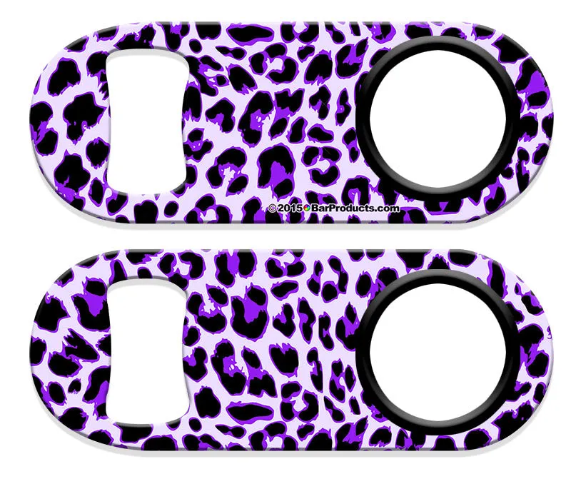 Kolorcoat™ Mini Opener with Retractable Reel  - Purple Cheetah