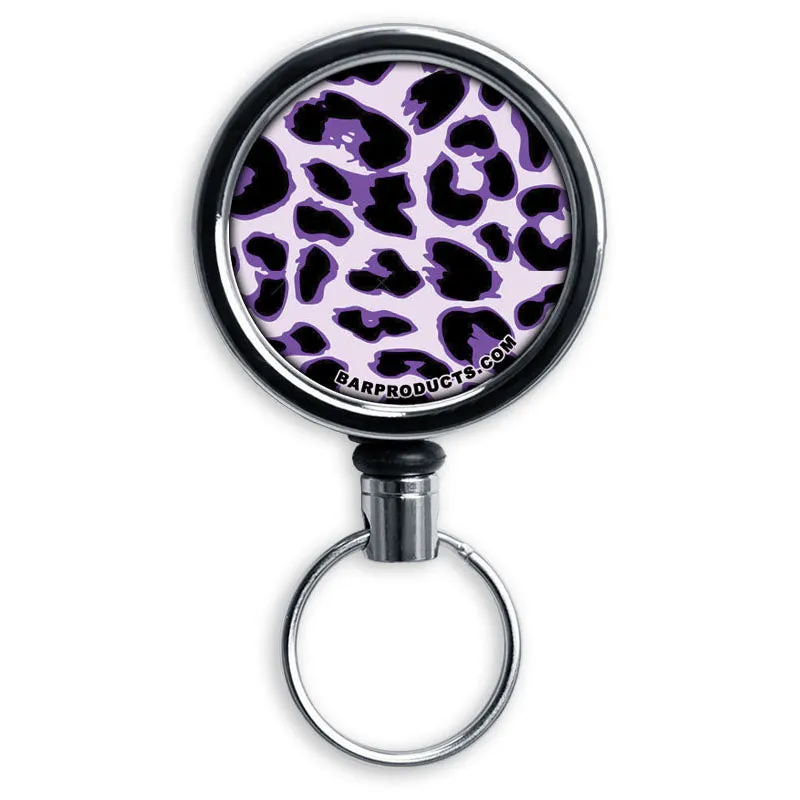 Kolorcoat™ Mini Opener with Retractable Reel  - Purple Cheetah