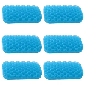 Kuber Industries Mouse Wrist Pad | Mouse Wrist Pad | Non-Slip Bottom Wrist Pad | Relieve Wrist Pain and Fatigue | Ideal for Typing and Gaming | T-D001 | Pack of 6 | Blue