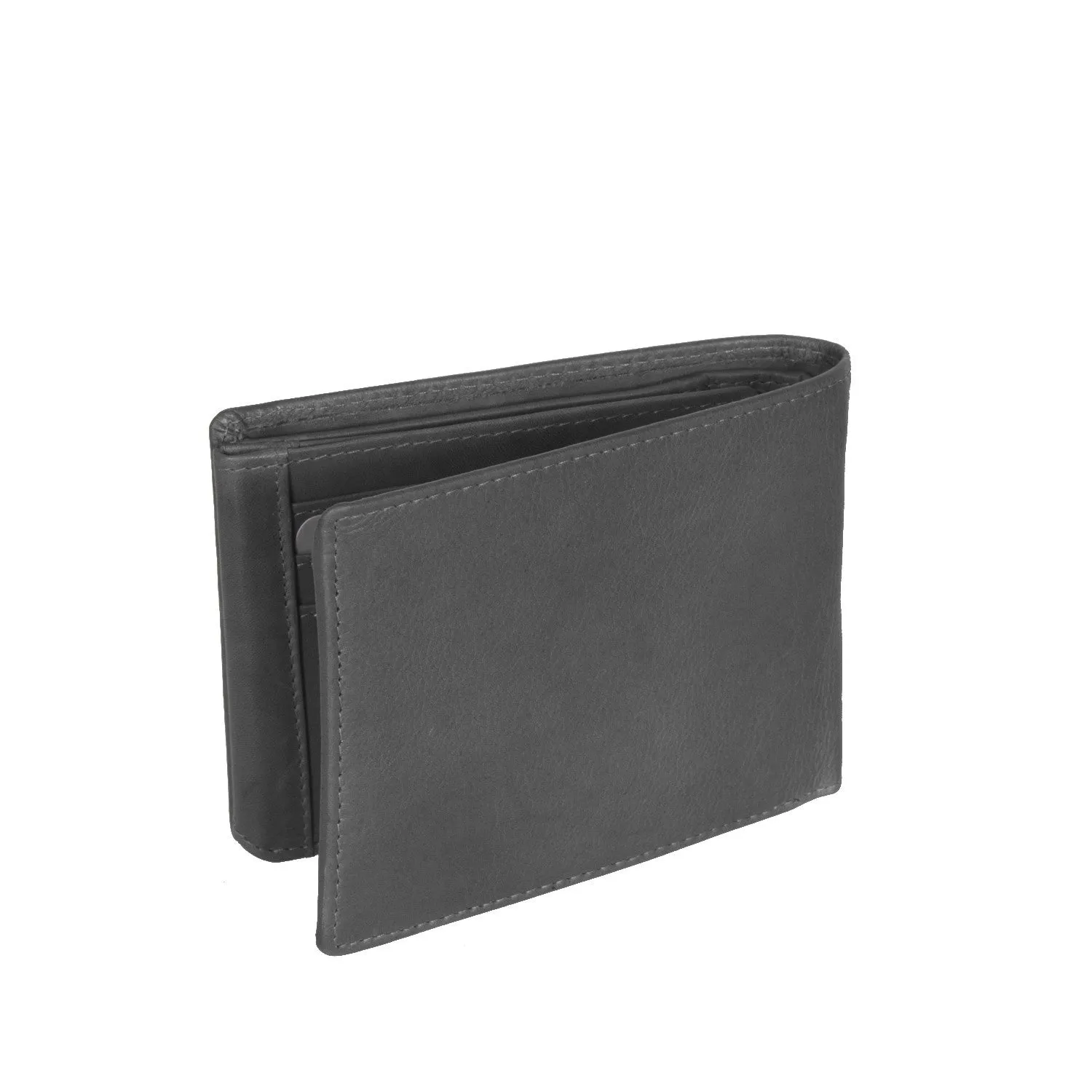 Leather Wallet Black Marion