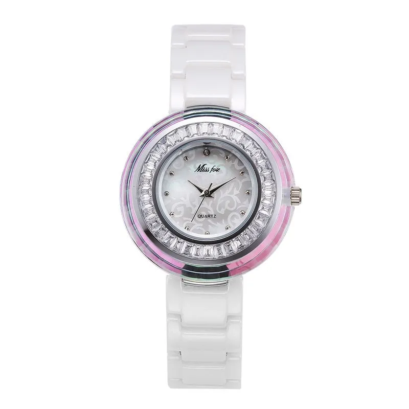 Leisure Ceramic Strap Women's  Watch