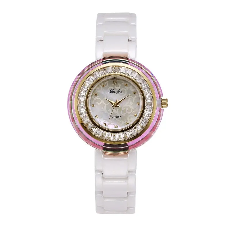 Leisure Ceramic Strap Women's  Watch