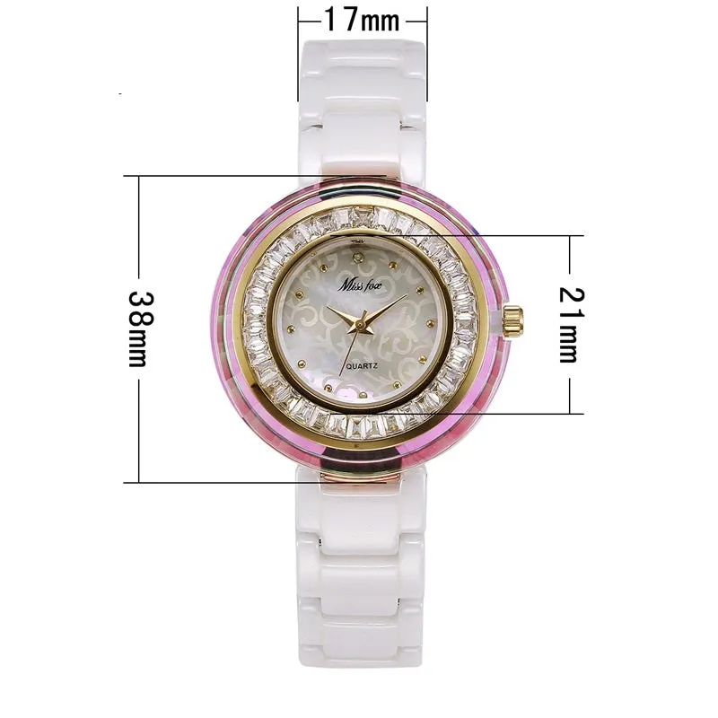 Leisure Ceramic Strap Women's  Watch