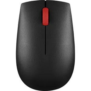 Lenovo Essential Compact Wireless Mouse - Optical - Radio Frequency - Black - USB - 1000 dpi - 3 Button(s) - Symmetrical