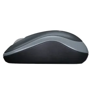 Logitech M185 Wireless Mouse� - Grey - Optical - Wireless - Radio Frequency - 2.40 GHz - Grey - USB - Scroll Wheel - Symmetrical