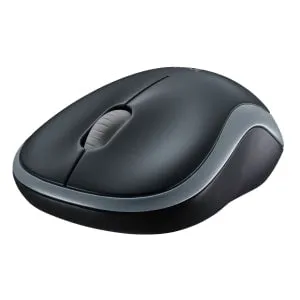 Logitech M185 Wireless Mouse� - Grey - Optical - Wireless - Radio Frequency - 2.40 GHz - Grey - USB - Scroll Wheel - Symmetrical