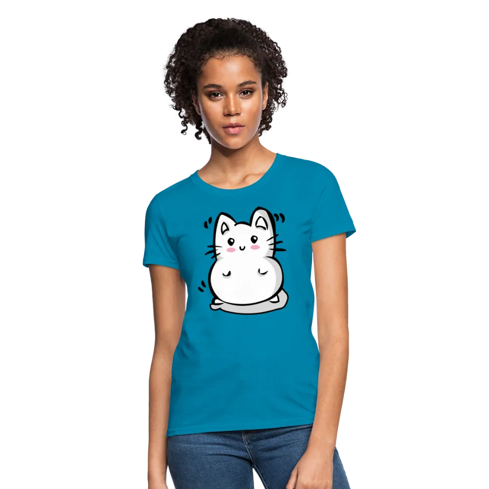 Marshmallow Kitty Women's T-Shirt