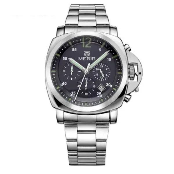 MEGIR Luxury Business Stainless Watch