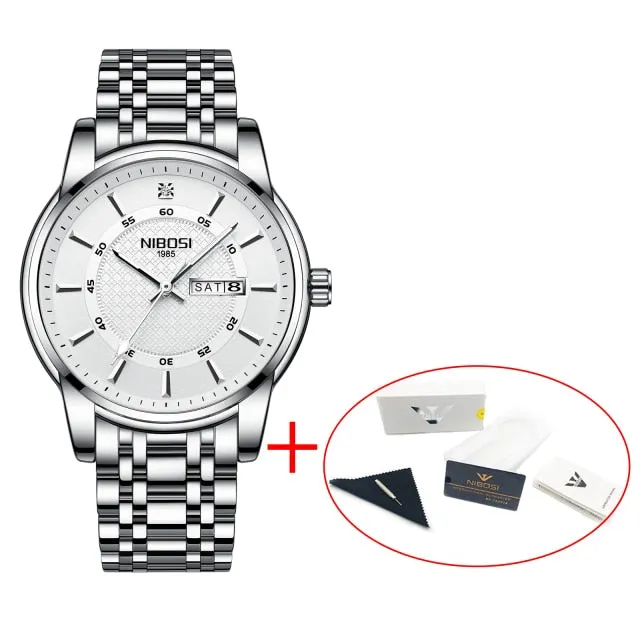 Men Waterproof Business Quartz Wristwatch