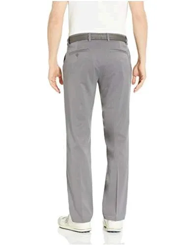 Men's Straight-Fit Stretch Golf Pants Gray 36W x 34L